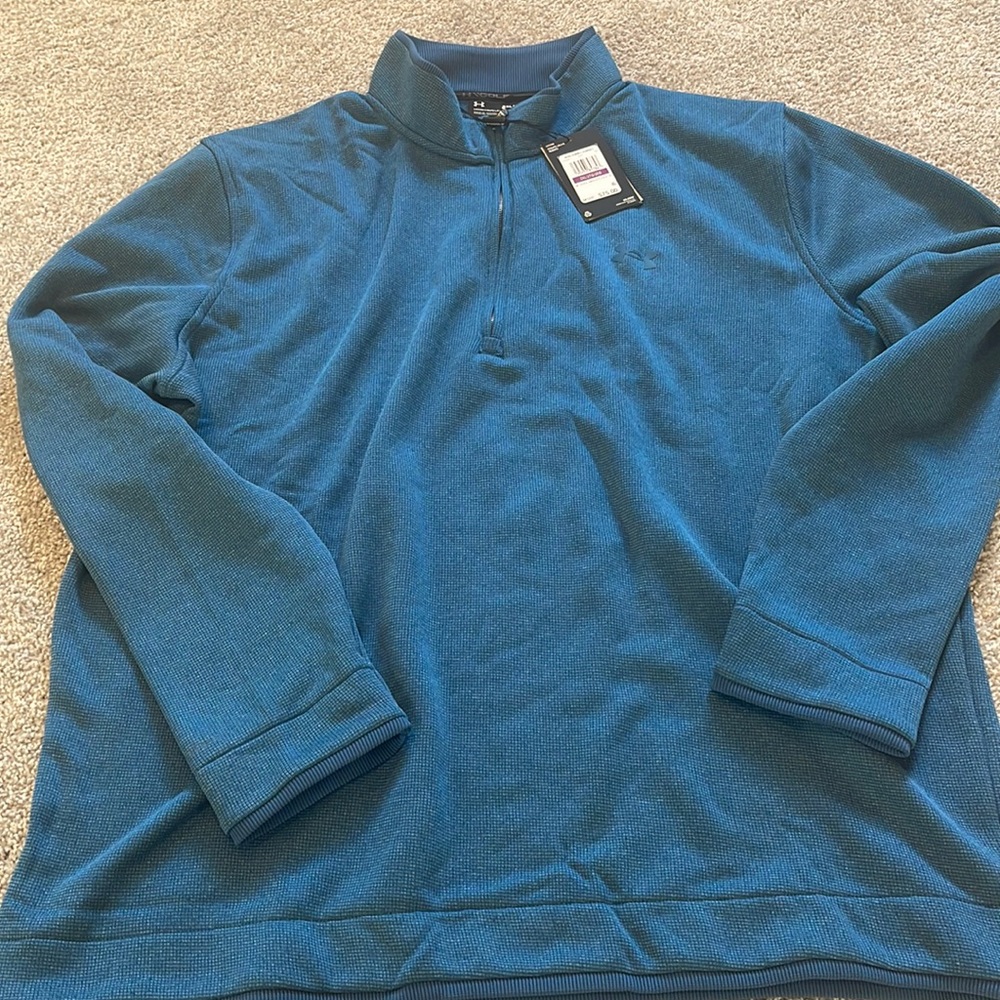 Under Armour XXL blue 1/4 zip